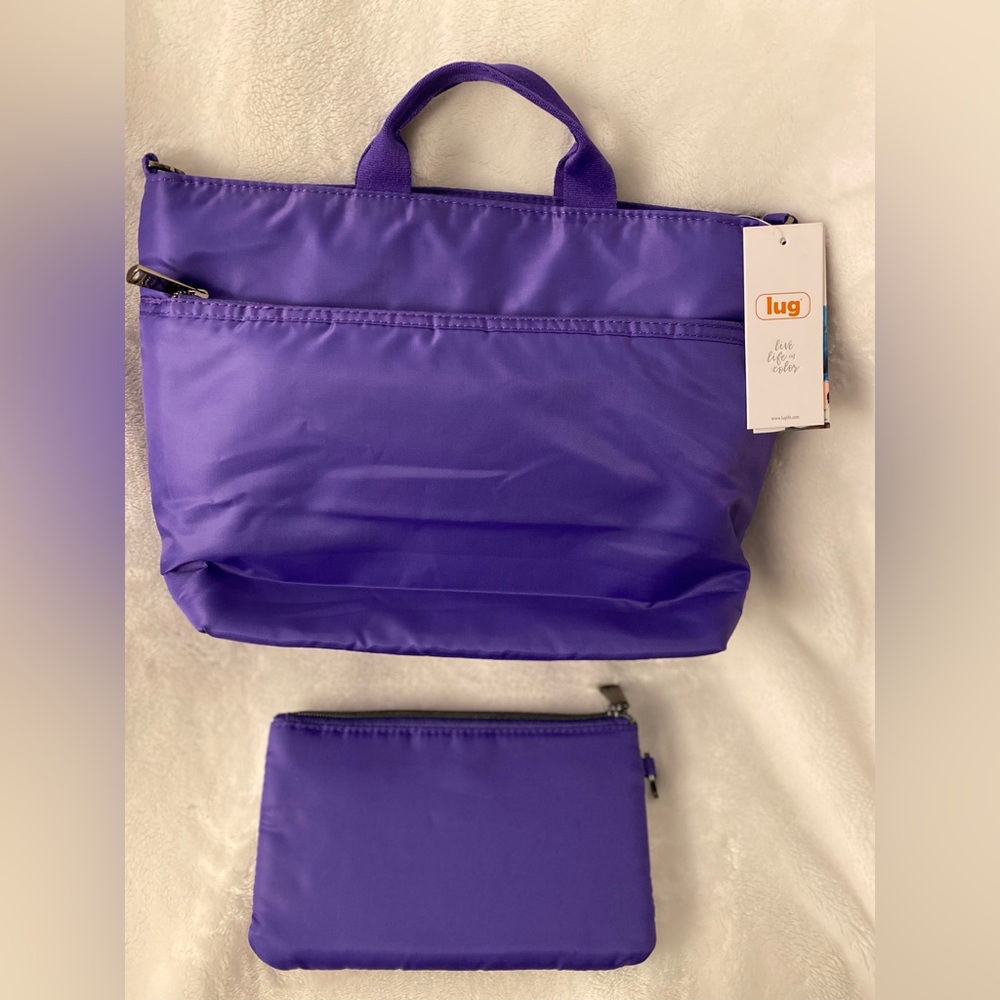 NWT Lug Tenor 2 Peice Crossbody Set Purple 💜 - Picture 7 of 13